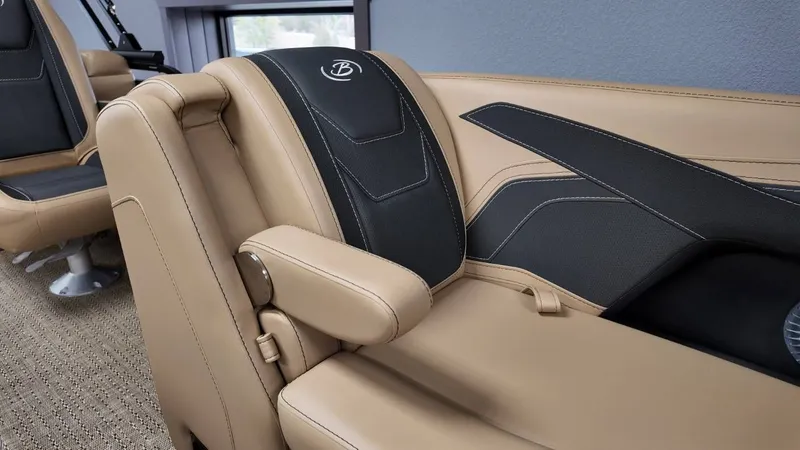 Slide: The Image of Luxurious seating in Barletta Cabrio 22QC 2026 boat. - 20