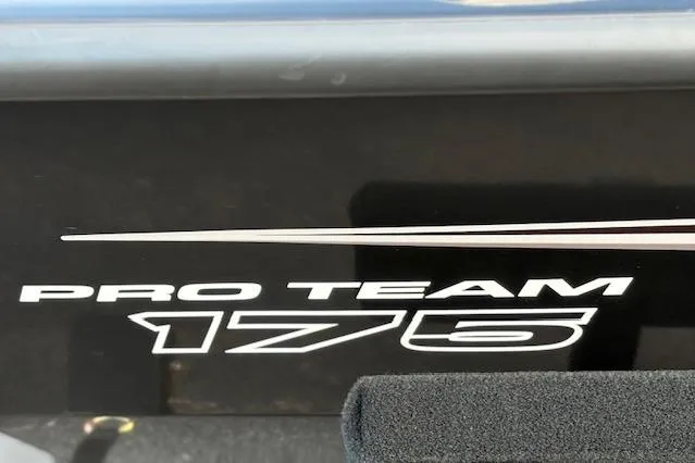 Slide: The Image of Steering console of 2026 Tracker Pro Team 175 Crappie Edition boat with Lowrance electronics. - 17