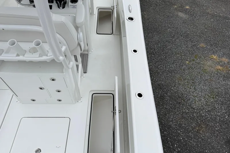 Slide: The Image of Electrical system of 2026 Pair Customs 28 Center Console boat, showcasing wiring and components. - 32