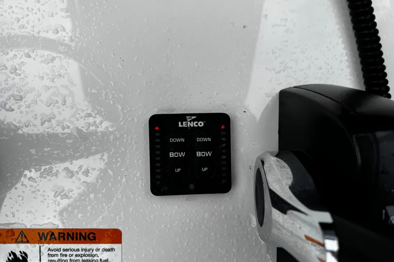 Slide: The Image of Control panel on a 2021 Parker 2100 Center Console boat with warning label. - 13