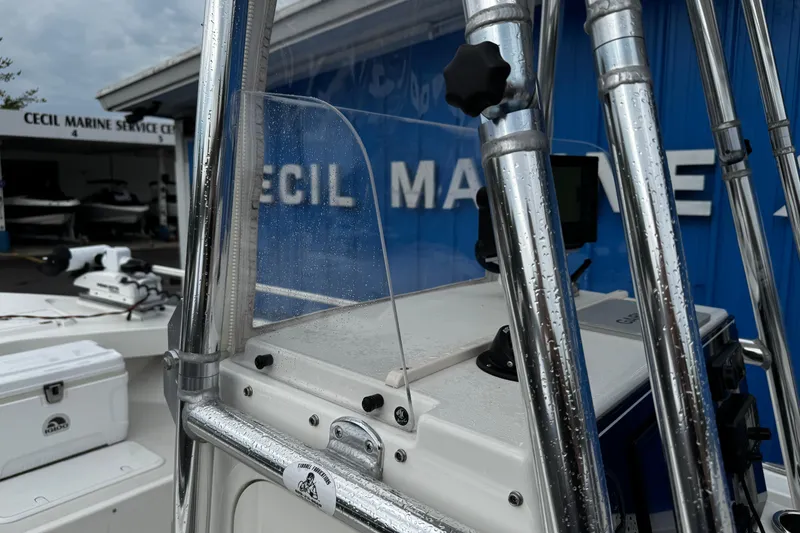 Slide: The Image of Parker 2100 Center Console boat at Cecil Marine Service Center, 2021 model. - 18