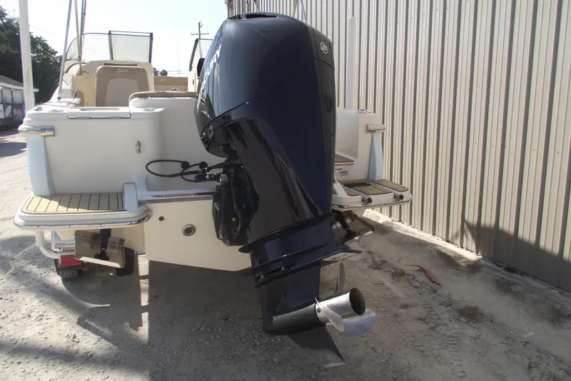 Slide: The Image of 2022 Scout 215 Dorado boat with Mercury outboard motor - 3