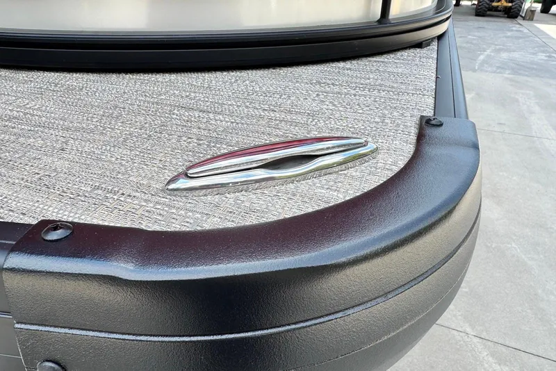 Slide: The Image of 2026 Godfrey SWEETWATER 2286 SB boat deck with sleek chrome cleat. - 27