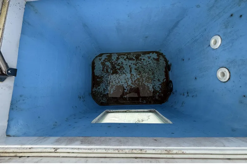 Slide: The Image of Interior view of a 1978 Marine Management 48 Sport Fish boat compartment. - 21