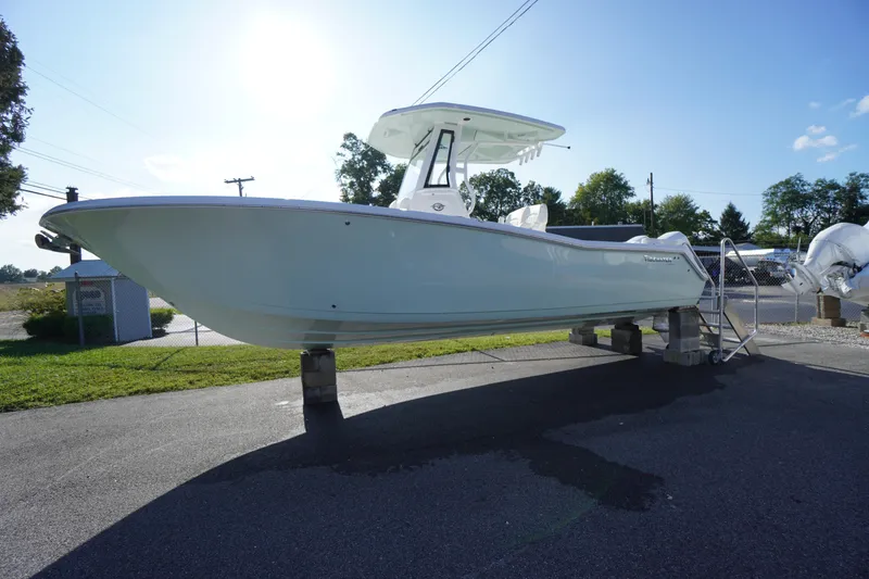 The Image of 2026 Tidewater 272 LXF boat in stock with Sea Keeper Ride, Coast Guard kit included. - 0