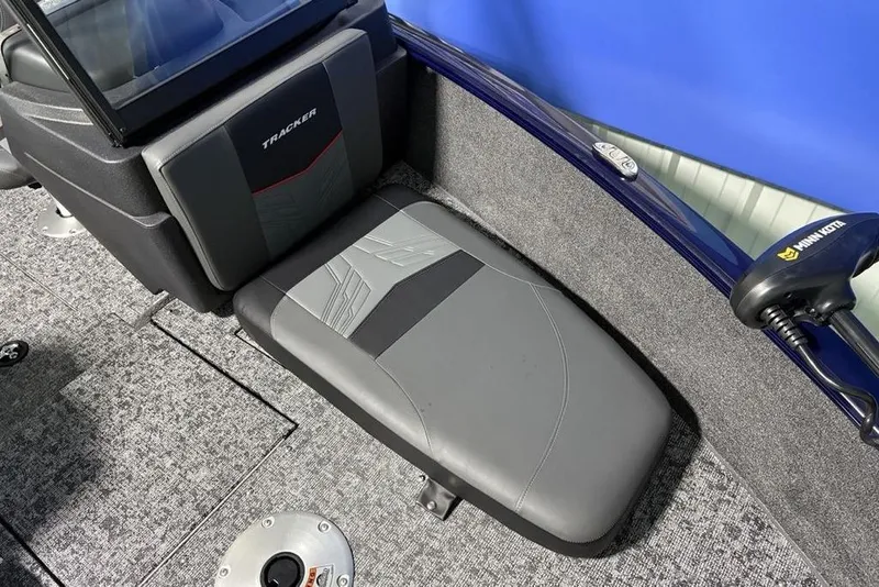 Slide: The Image of 2026 Tracker Pro Guide V-175 Combo boat seat with Minn Kota trolling motor. - 6