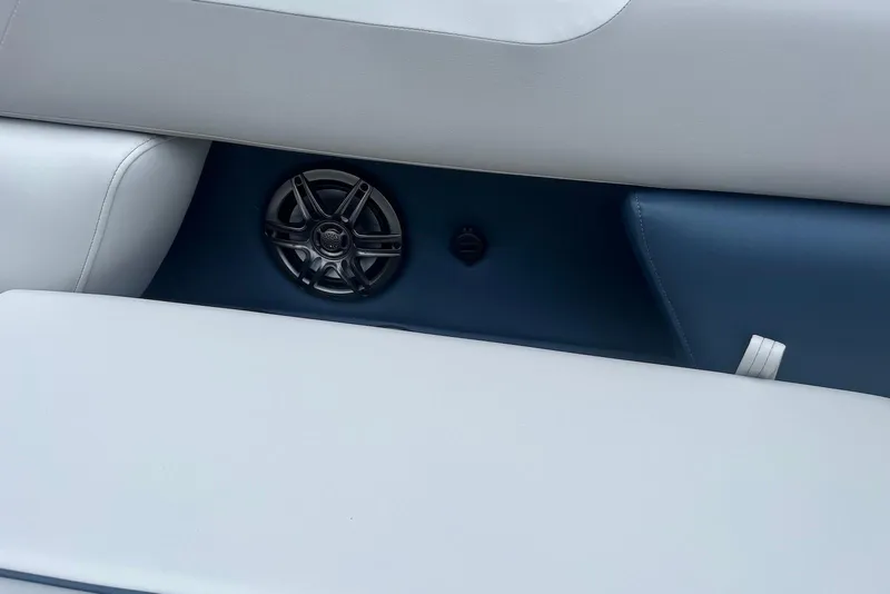 Slide: The Image of Boat interior with speaker, Godfrey SWEETWATER 2286 SFL, 2026 model. - 29