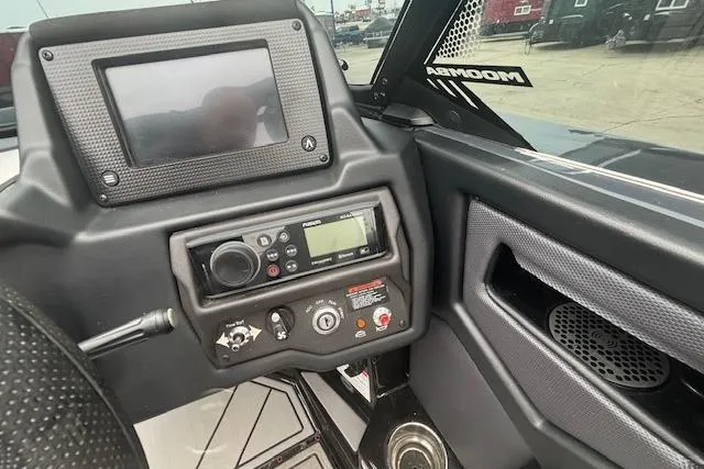 Slide: The Image of 2022 Moomba Kaiyen dashboard with control panel and display screen. - 20