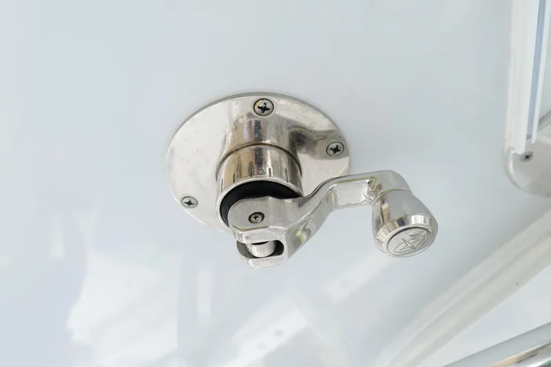 Slide: The Image of Chrome handle detail on 2024 Contender 35 ST boat. - 36