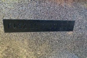 Slide: The Image of 2023 Blazer 650 Pro Tour serial number on textured surface. - 8