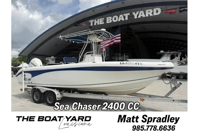 The Image of 2008 Sea Chaser 2400 CC boat on trailer at The Boat Yard, Louisiana. - 0