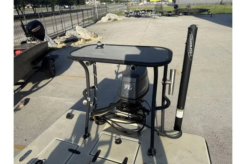 Slide: The Image of 2003 Buskens 17 Flats boat with Yamaha 70 engine and Power-Pole anchor system. - 5