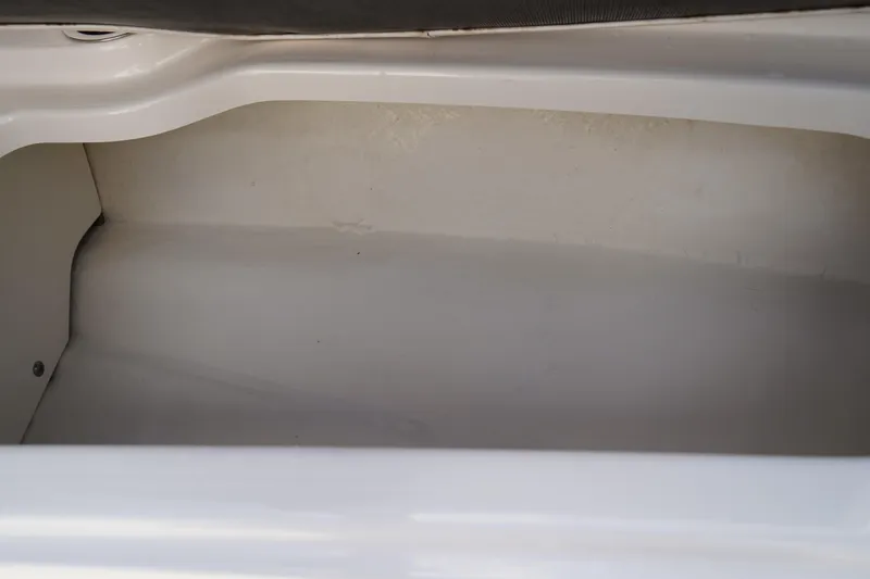 Slide: The Image of Storage compartment of 2020 Chaparral 23 SSi OB boat, featuring spacious interior. - 40