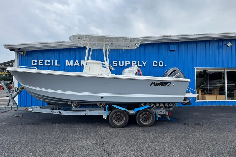 The Image of 2025 Parker 230 Coastal Elite boat on trailer at Cecil Marine Supply Co. - 1