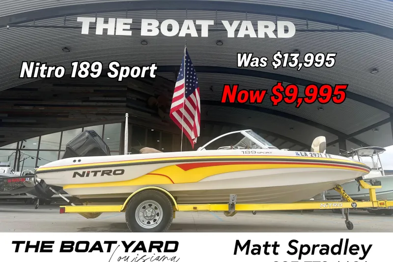 The Image of 2006 Nitro 189 Sport boat for sale at The Boat Yard, discounted to $9,995. - 0