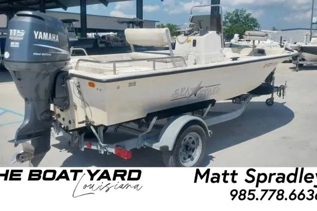 The Image of 2007 SeaStar 18cc boat with Yamaha 115 engine on trailer at The Boat Yard, Louisiana. - 0
