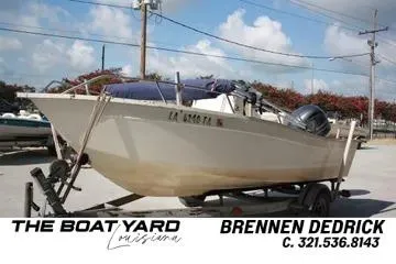 The Image of 1999 Whitewater 170 V boat on trailer at The Boat Yard, Louisiana. - 0