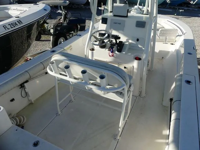 Slide: The Image of 2019 Sea Born LX22 with Suzuki outboard motor. - 7