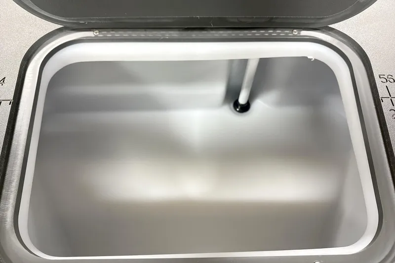 Slide: The Image of Open storage compartment in 2025 Bennington 20 S Fishing boat. - 5