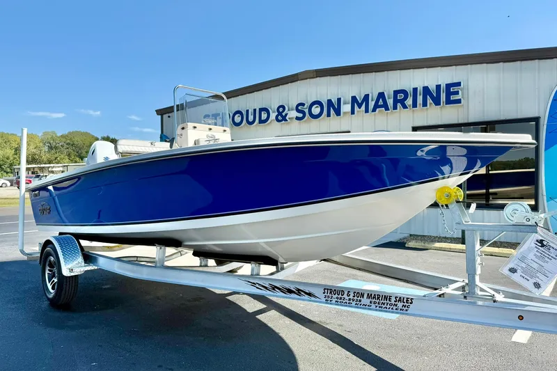 The Image of 2025 Carolina Skiff EV198 Sea Skiff on trailer at Stroud & Son Marine. - 1