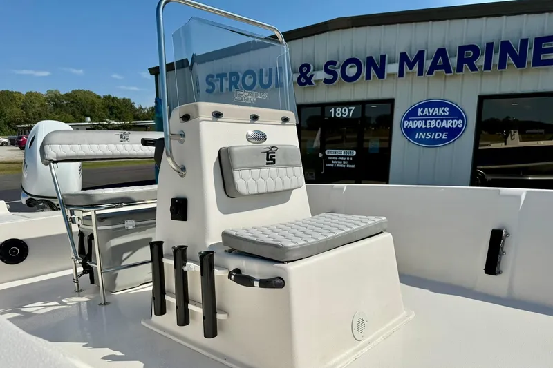 Slide: The Image of 2025 Carolina Skiff EV198 Sea Skiff at Stroud & Son Marine dealership. - 14