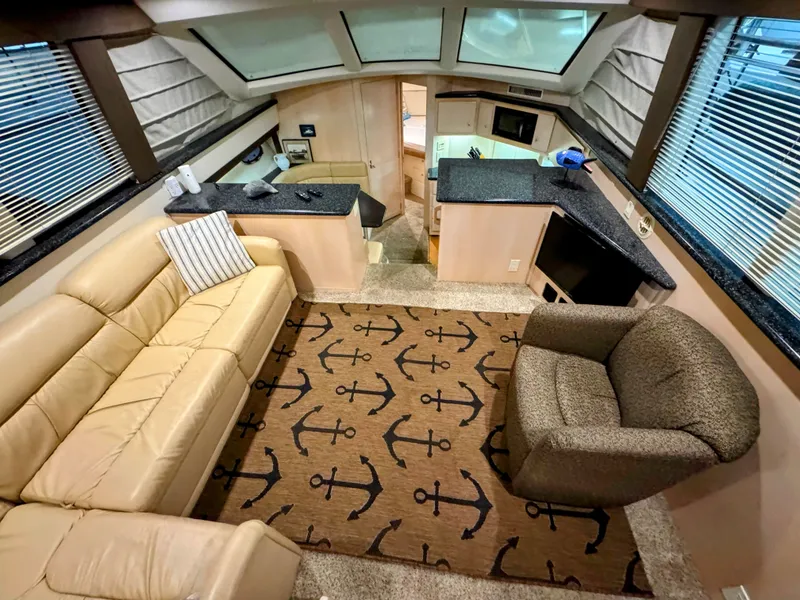 Slide: The Image of Carver 406 Aft Cabin Motor Yacht 1999 - 28