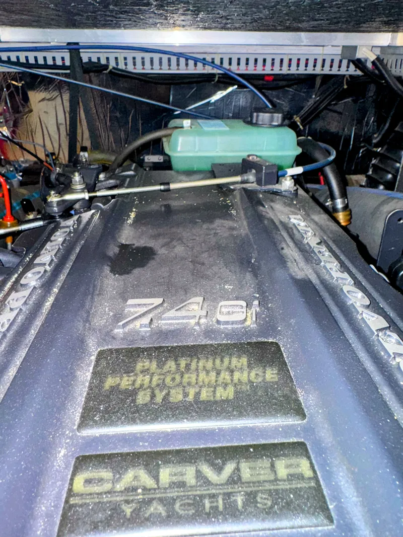 Slide: The Image of Carver 406 Aft Cabin Motor Yacht 1999 - 58