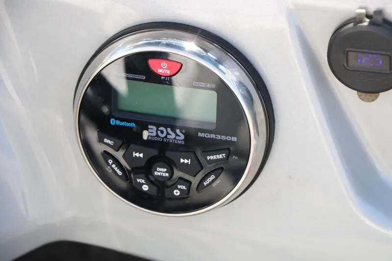 Slide: The Image of 2019 Tracker Pro Guide V-16 WT featuring Boss Audio Systems MGR350B stereo. - 30