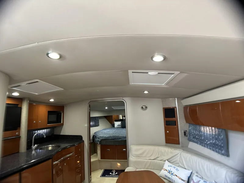 Slide: The Image of Luxurious interior of a 2006 Formula 40 PC yacht with modern amenities. - 21
