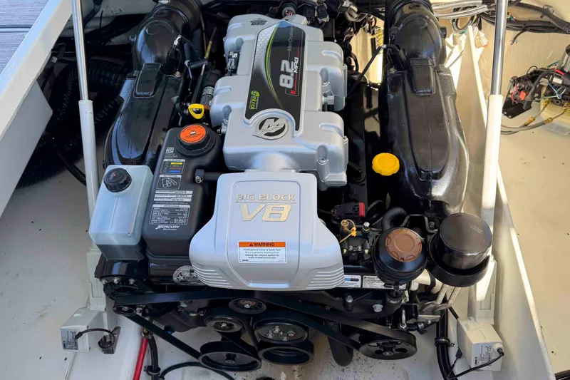 Slide: The Image of 2023 Cobalt R8 engine, featuring a powerful big block V8 configuration. - 30