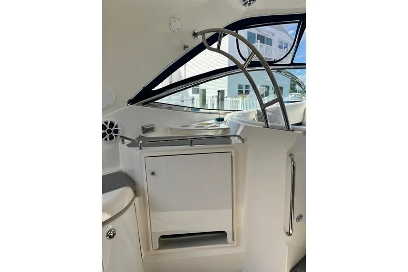Slide: The Image of 2006 Cruisers Yachts 520 Express interior with sleek design and modern amenities. - 3