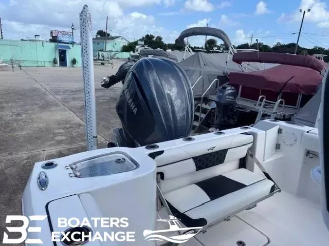 Slide: The Image of 2023 Tidewater 232 CC Adventure boat with Yamaha engine at Boaters Exchange. - 4