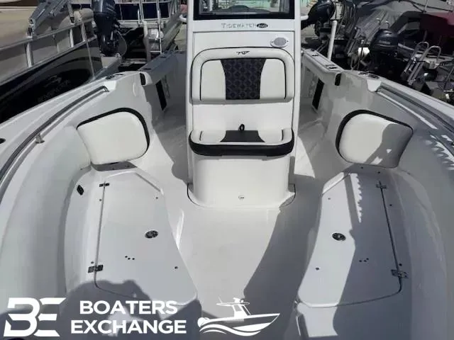Slide: The Image of 2023 Tidewater 232 CC Adventure boat interior at Boaters Exchange. - 8