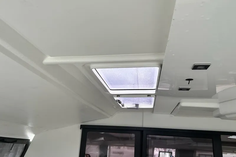 Slide: The Image of Interior view of 2019 Fountaine Pajot Helia 44 Evolution yacht ceiling with skylight. - 36