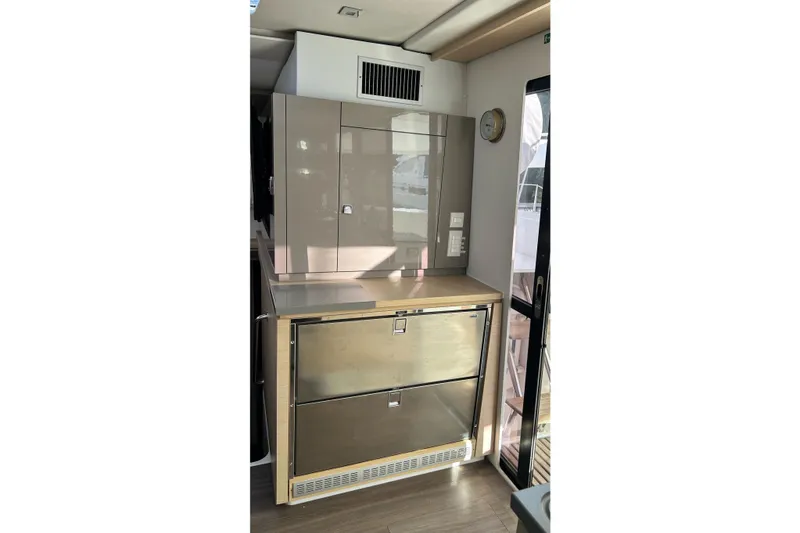 Slide: The Image of Modern kitchen area in 2019 Fountaine Pajot Helia 44 Evolution catamaran. - 63