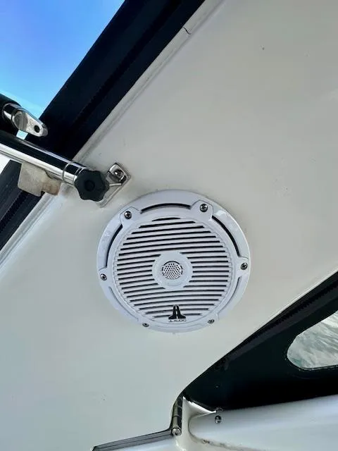 Slide: The Image of Boat speaker on 2006 Doral Elegante, mounted on white interior ceiling. - 31