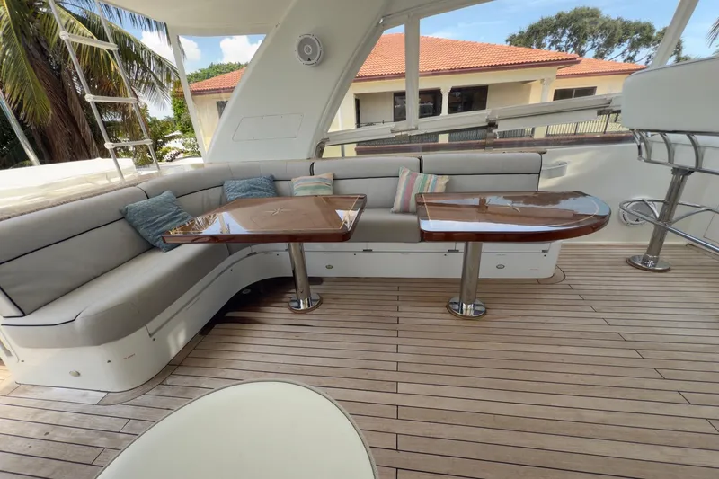 Slide: The Image of 2006 Cheoy Lee 84 Bravo yacht cabin with wooden interior and single bed. - 55
