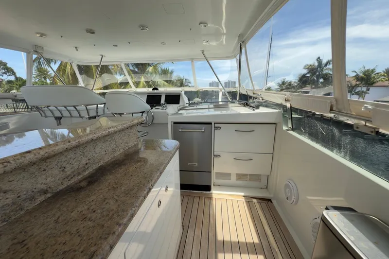 Slide: The Image of Engine room of 2006 Cheoy Lee 84 Bravo yacht, featuring advanced machinery and equipment. - 64