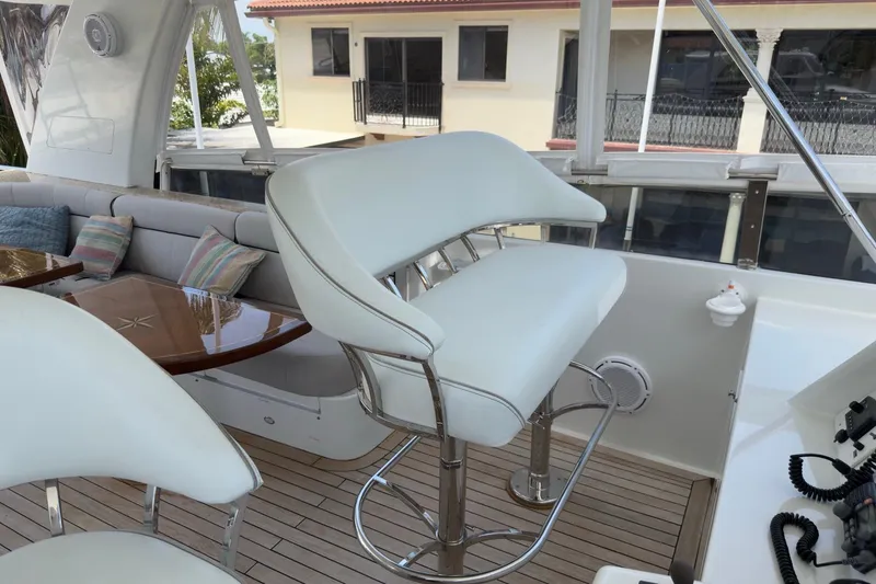 Slide: The Image of Engine room of 2006 Cheoy Lee 84 Bravo yacht, showcasing equipment and machinery. - 61