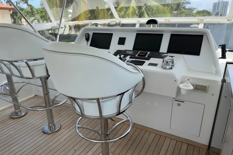 Slide: The Image of Engine room of 2006 Cheoy Lee 84 Bravo yacht with CAT machinery and Northern Lights generator. - 67