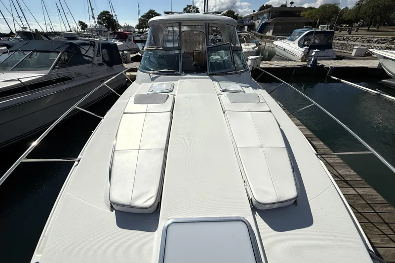 Slide: The Image of 2018 Formula 37 Performance Cruiser at sunset in marina. - 33