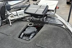 Slide: The Image of 2021 Nitro Z21 Pro boat with Humminbird fish finder on deck. - 4