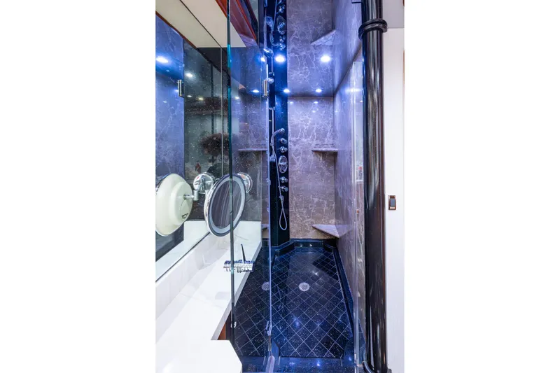Slide: The Image of Luxurious bathroom with modern shower in 2006 Westport 112 yacht. - 41