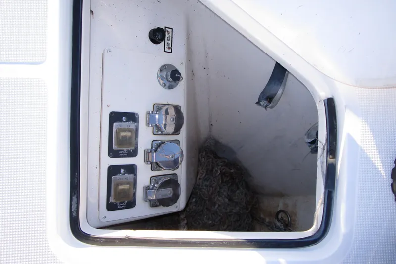 Slide: The Image of Optional bow shore power hookup - 48