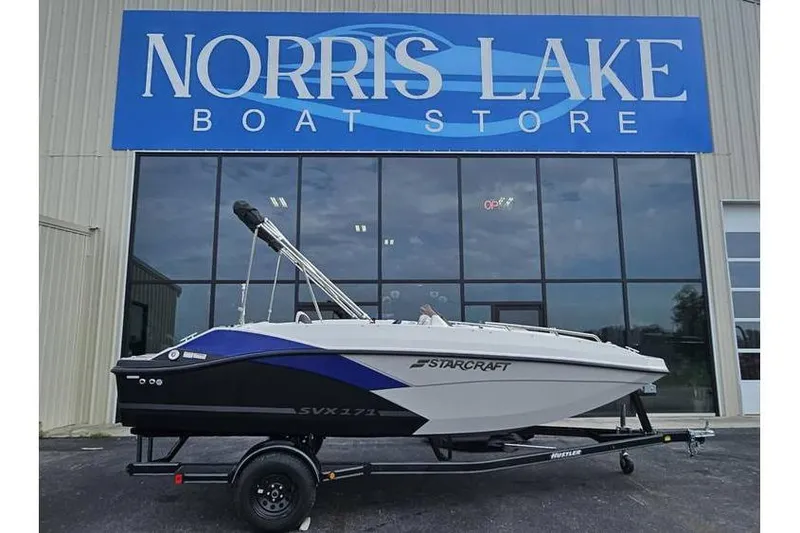Slide: The Image of 2023 Starcraft SVX 171 OB boat at Norris Lake Boat Store. - 1