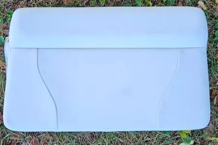 Slide: The Image of 2021 Edgewater 188CC boat seat cushion on grass. - 29