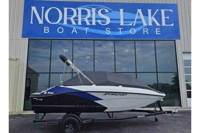 Slide: The Image of 2023 Starcraft SVX 171 OB boat at Norris Lake Boat Store. - 1