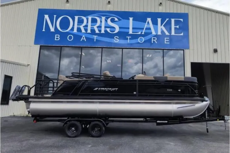 The Image of 2026 Starcraft CX 23 DL pontoon boat at Norris Lake Boat Store. - 0