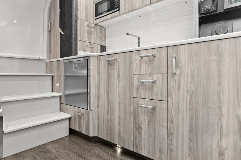 Slide: The Image of 2024 Formula 500 Super Sport Crossover interior with modern design and wood accents. - 37