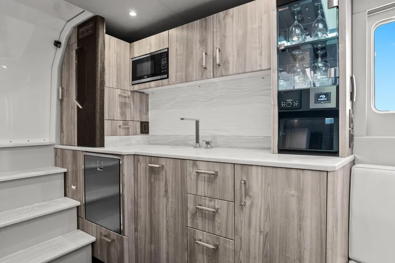 Slide: The Image of 2024 Formula 500 Super Sport Crossover bathroom with modern sink and sleek design. - 59